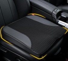 Cuscino Sedile Auto, Comodo Memory Foam Sciatica-Sollifico Schiena, Nero