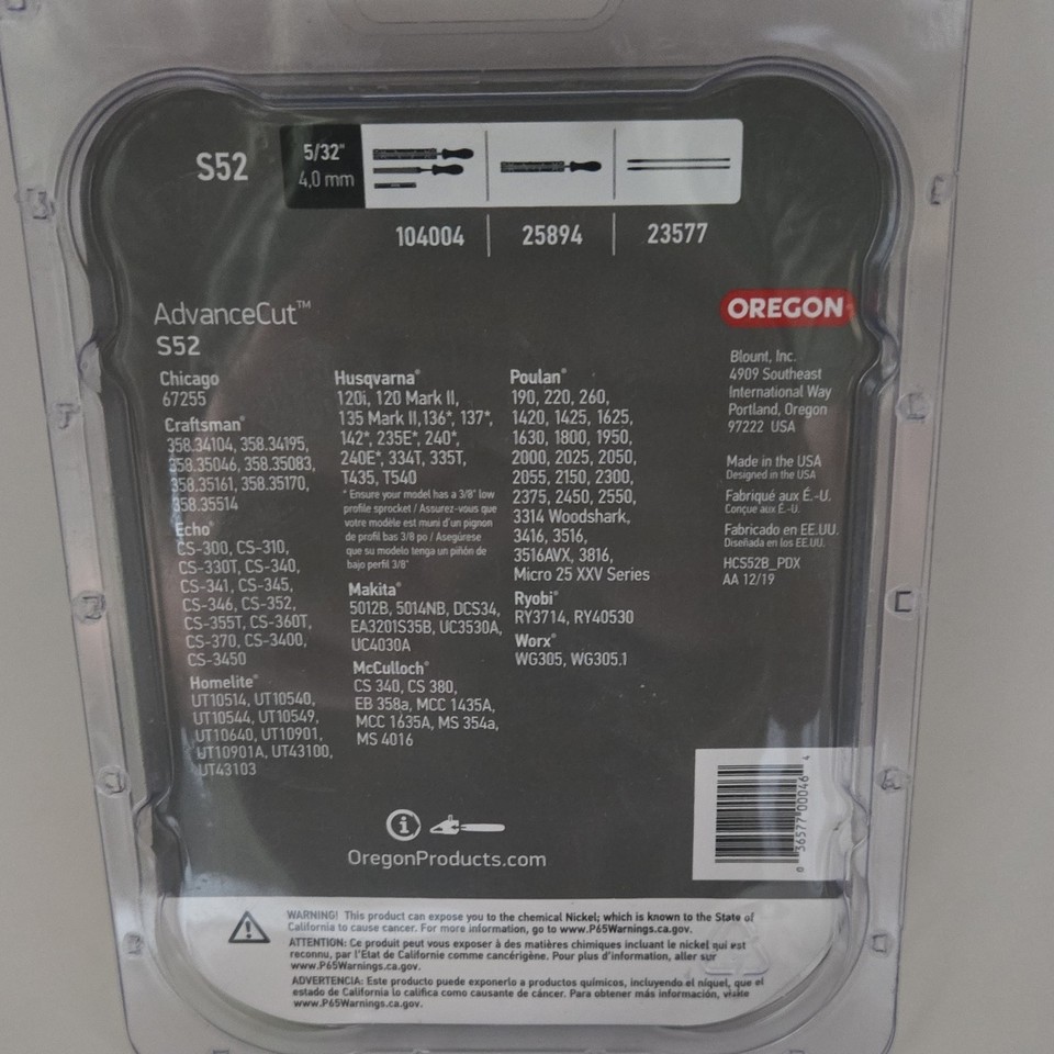 Oregon AdvanceCut S52 14