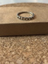 Sterling Silber dünner kleiner Herzen Ring G...