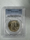 MS64 1962-D Franklin Half Dollar PCGS Blue Label