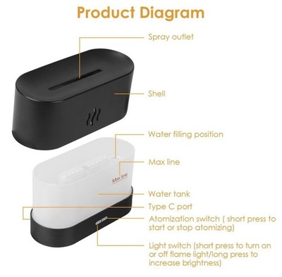 Aroma Diffuser Air Humidifier Ultrasonic Cool Mist Maker Fogger Led Essential Oi