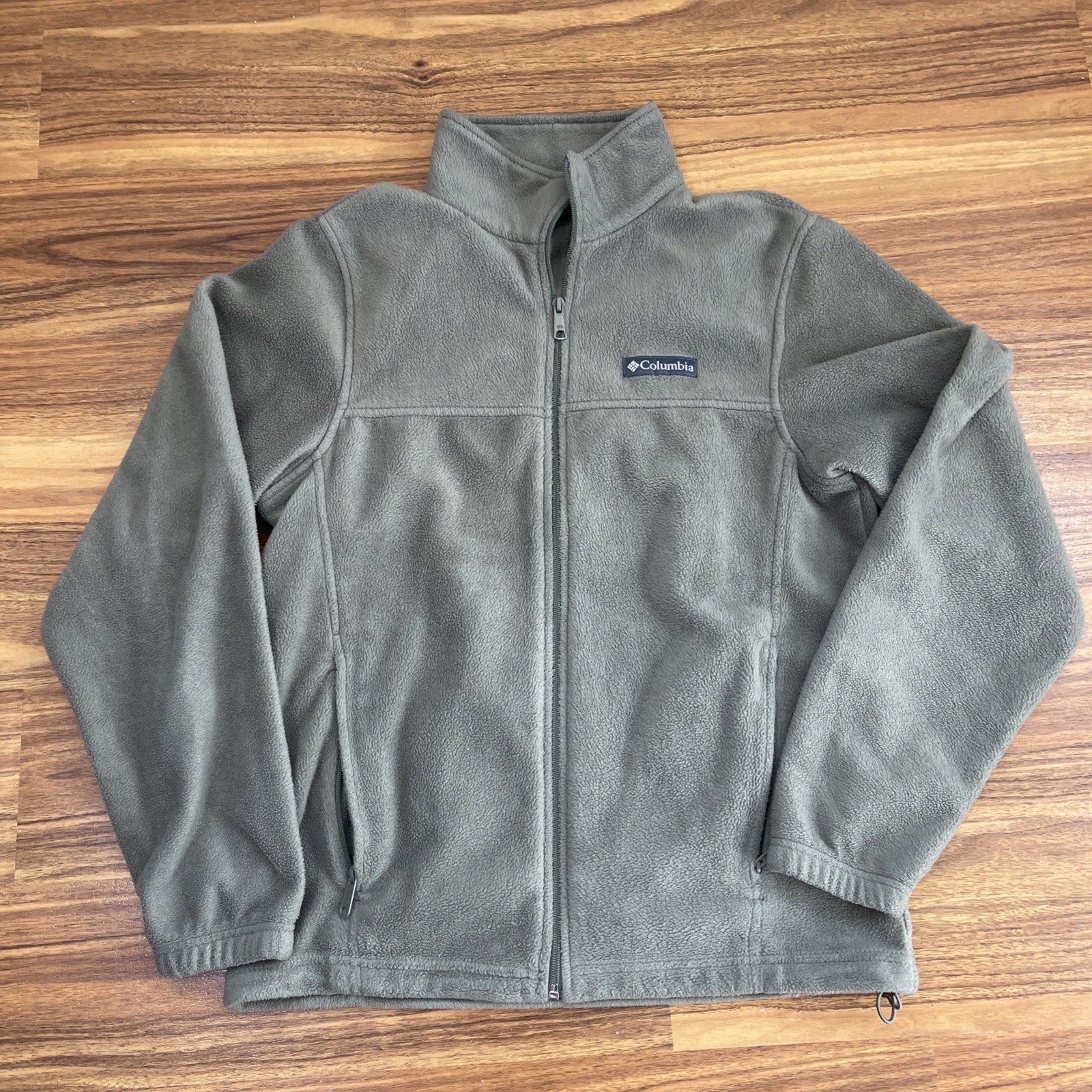 Columbia Green Basic Jacket SMALL Polyester Fleec… - image 1