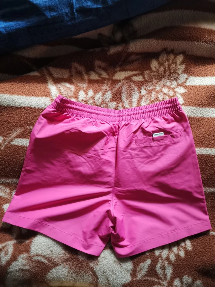 short de bain FUSHIA CALVIN KLEIN - Photo 2/2