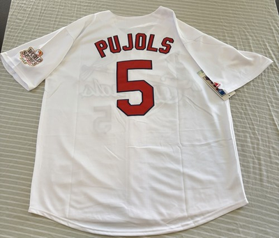 #ad #ad Albert Pujols St. Louis Cardinals 2011 World Series Home Jersey Men#x27;s $64.99