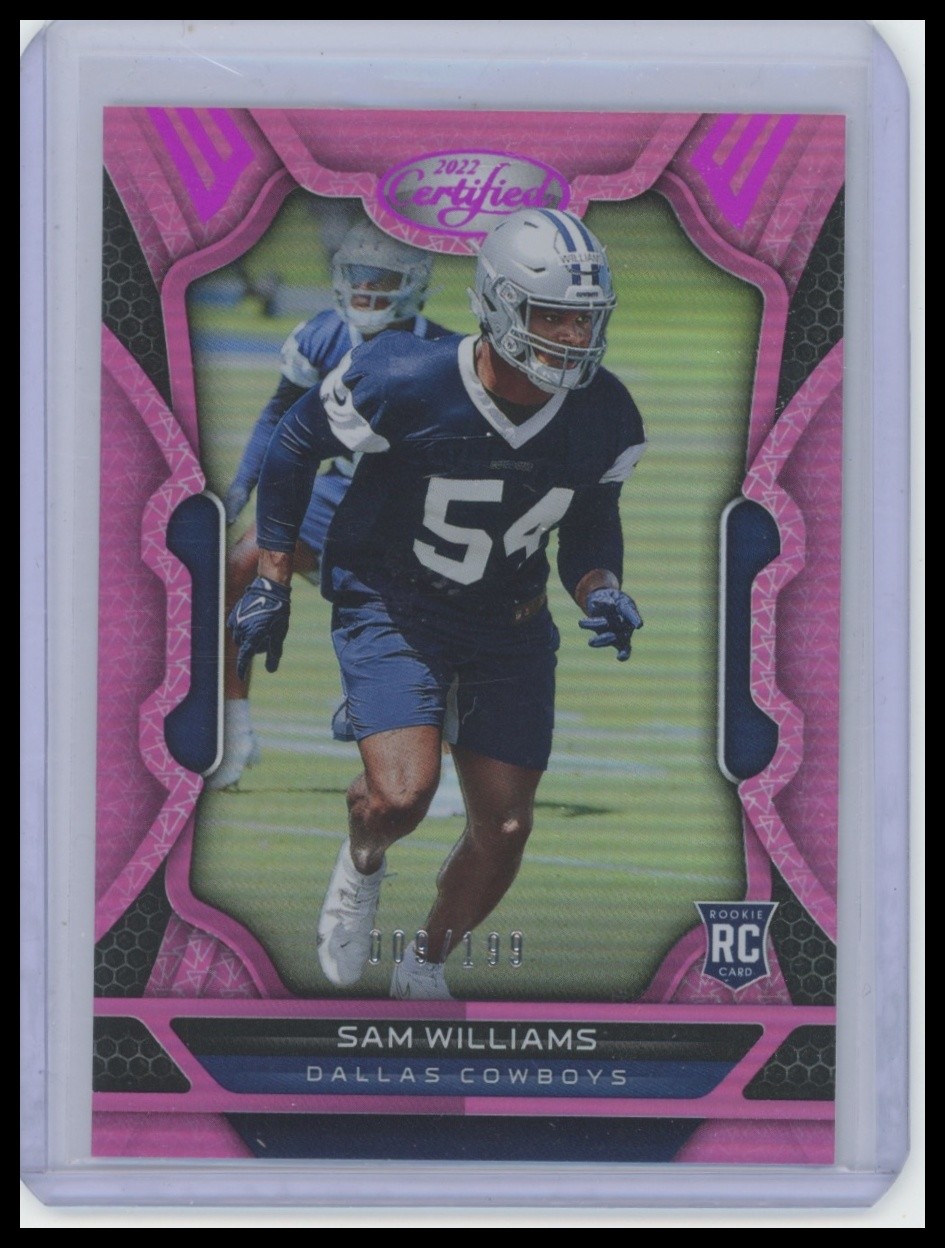 Sam Williams Panini Certified #172 Mirror Pink