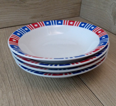4 Sterne Streifen Schalen Müsli Dessert 7 cm 18 cm Vintage Passat Winds