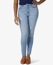 Wrangler High Rise Unforgettable Skinny Blue Jeans Womens Size 12/31