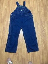 Liberty Men's Blue Denim Cotton Bib Overalls Mechanic Workwear MPN 18006DB9