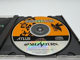 DODONPACHI Japan Sega Saturn w/ Case + Manual + Inserts GREAT CONDITION! SAT0201