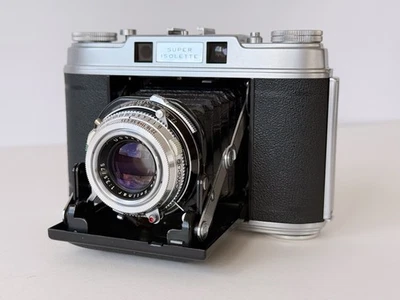 *Aktueller Service AGFA SUPER ISOLETTE 6x6 Mittelformatkamera - Solinar 75mm f3.5 - Bild 1 von 4