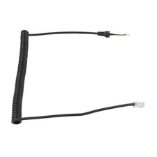 Microphone Cable Adjustable Length For Communication Needs Sturdy Coil