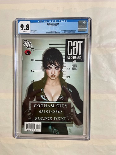 Catwoman #51 Adam Hughes Cover CGC 9.8 DC 2006.