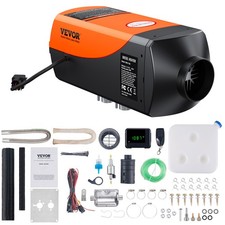 Vevor Diesel Air Heater 12v 2kw Lcd Display Remote Control For Car Bus Rv