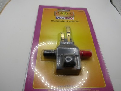 MTH RAILKING SPUR O GLEIS beleuchtet Lock-On. SCHÖNER ZUSTAND