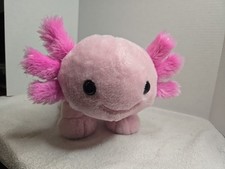 Build A Bear Pink Bubblegum Axolotl 19" Stuffed Plush Anima