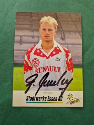 RW Essen, Frank Kontny, autograph card, football 
