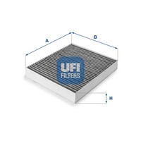 UFI 54.178.00 Filter, Innenluft FüR Cadillac, Chevrolet, Opel, Saab, Vauxhall