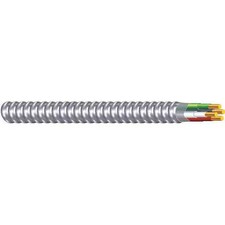 Southwire 68582621 Metal Clad Building Cable, Mc, 14 Awg, 3C With Ground C,