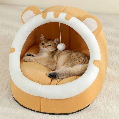 #ad Large WARM Washable Cat Bed With Soft Warm Cushion Cat Kitten Pet sleeping house $15.90