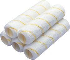 Great 5-Pack Paint Roller Covers 9 Inch, 3/8" Nap Microfiber Paint Roller Kit fo