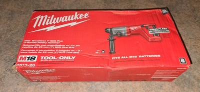 Milwaukee 2613-20 M18 18V Brushless SDS Plus D-Handle Rotary Hammer - Red