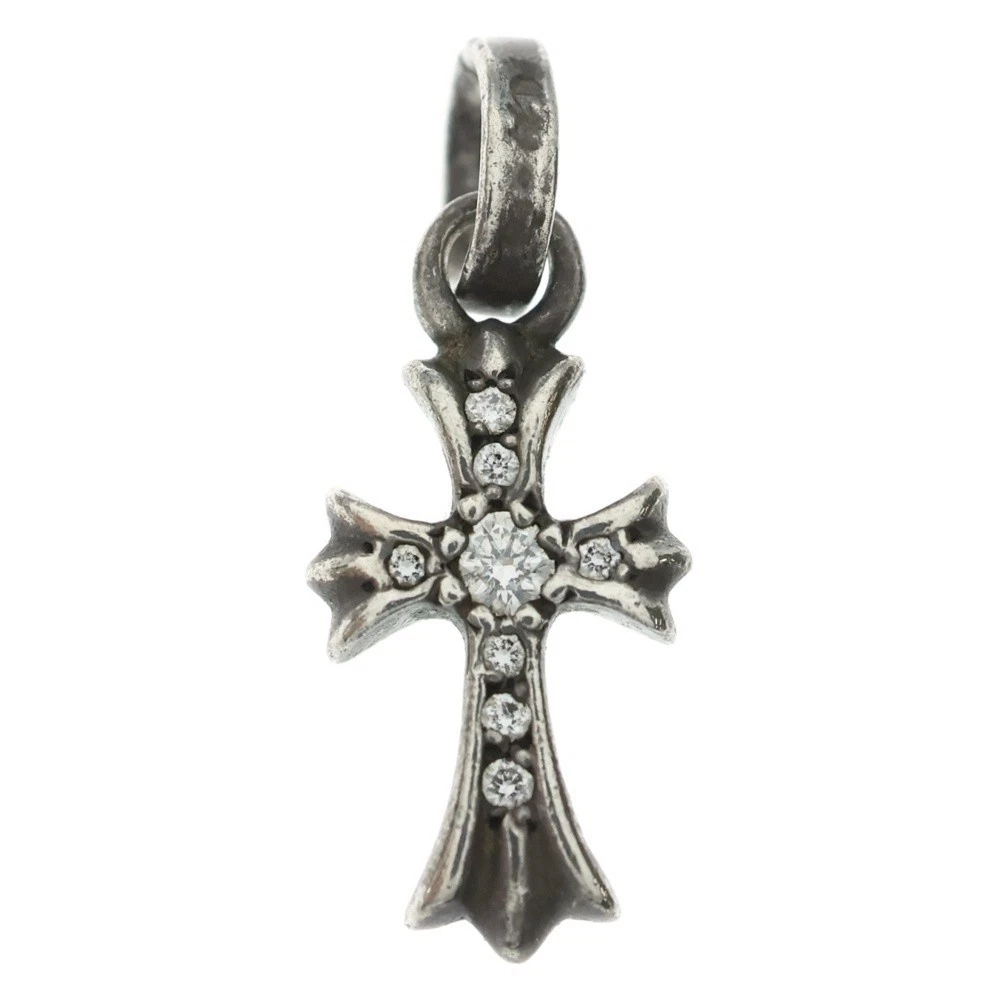 Chrome Hearts CRS BBYFAT P DMND Pendant Top Diamond 925 P0080044