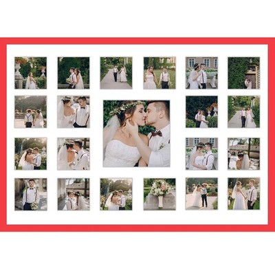 Wedding 21 Photo Collage Frame Great For Pics Captured By Friends and Family