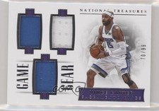 2017-18 Panini National Treasures Game Gear Triples 70/99 Vince Carter HOF uk2