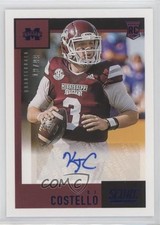 2021 Panini Chronicles Draft Picks Score Rookie Blue 18/99 KJ Costello Auto 3wu