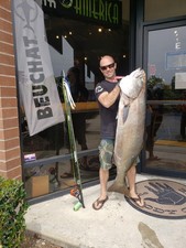 Meandros 115 Speargun, Mori Slip Tip and Shaft, Meandros Reel