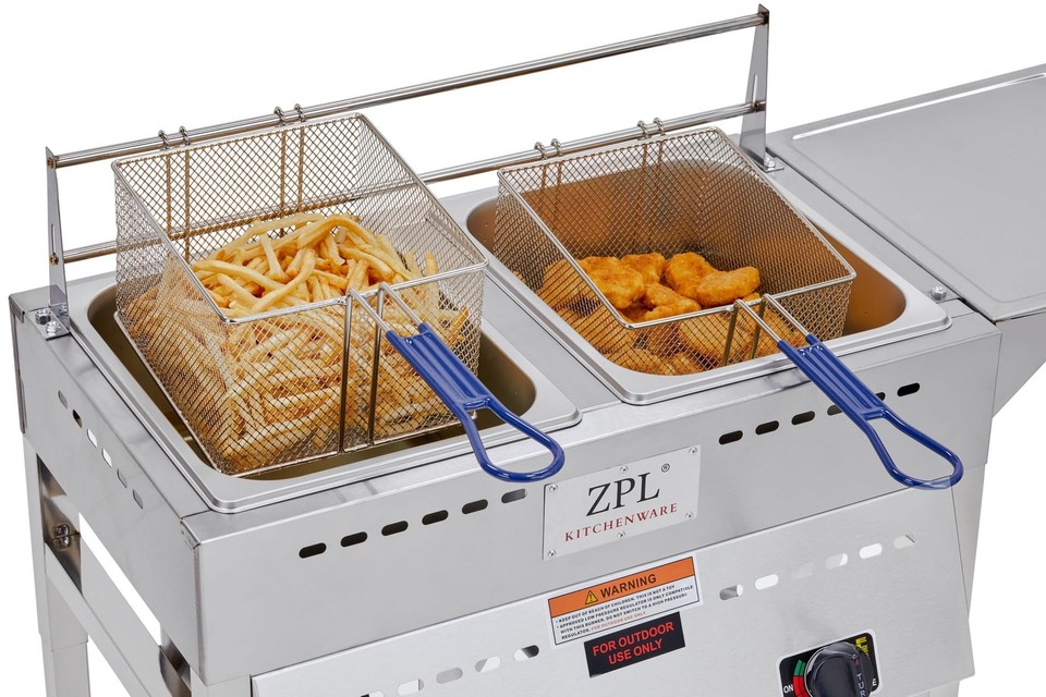 Deep Fried Sign ZPL Kitchenware Deep Fryer – Propane Deep Fryer for Outdoor- 18 Qt ...
