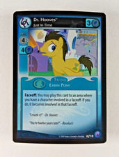 Dr. Hooves, Just In Time #f10 Foil - Canterlot Nights, My Little Pony CCG (2014)
