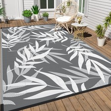 Outdoor Rug Large Garden Mat Waterproof Plastic Patio Runner Round Reversible UV