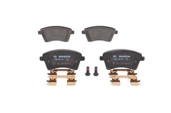 Bremsbelagsatz Scheibenbremse Vorne Bosch 0 986 494 612 FÜR Mercedes BremsbelÄGe-image