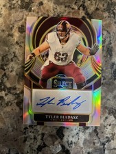2025 Panini Select SILVER SIGNATURES SP  #SIP-TBZ - Tyler Biadasz - Commanders