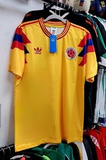 CAMISETA SELECCION COLOMBIA 1990 - AMARILLA- REPLICA - SOCCER JERSEY