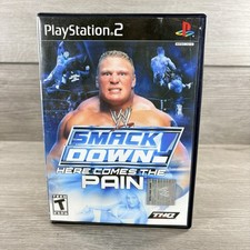 WWE Smackdown Here Comes the Pain PS2 - PlayStation 2 CIB Complete Black Label