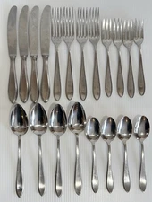 20 Pieces WMF Cromargan SHADOWPOINT Stainless Flatware Germany Service For 4
