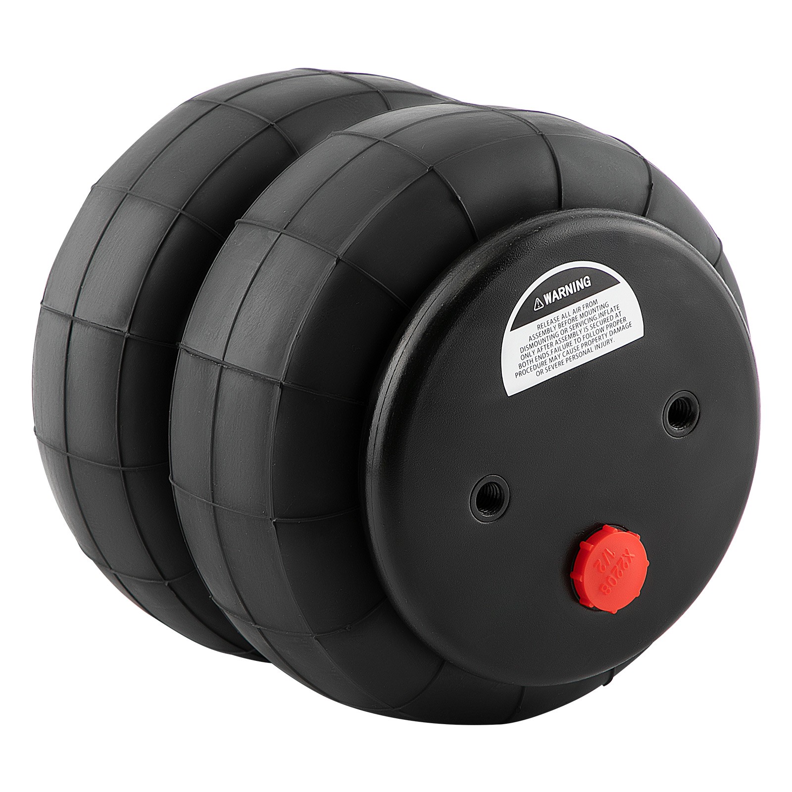 Suspension pneumatique universelle 2600 LBS avec port 1/2 NPT pour camion