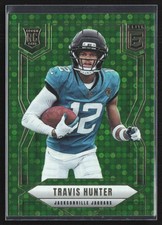 Travis Hunter 2025 Donruss Elite Green Disco RC #114 Jacksonville Jaguars