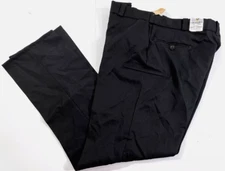 NEW MENS 36x32 FLYING CROSS 37100 100% POLY HIDDEN CARGO POCKET PANTS BLACK