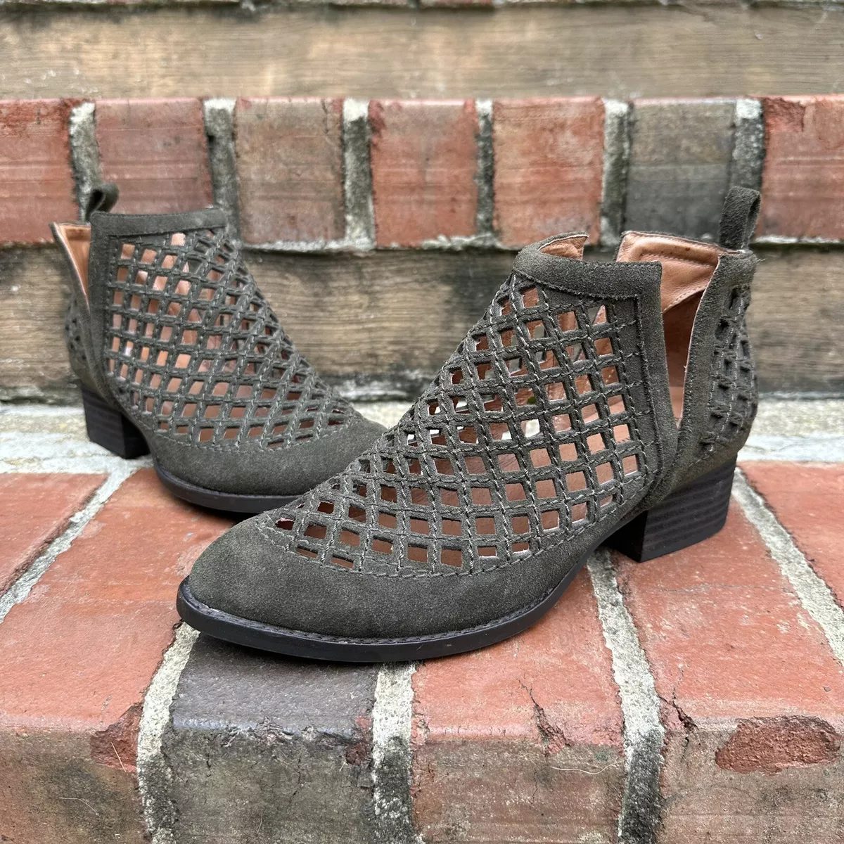 Jeffrey campbell perforated clearance booties