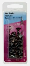 Hillman 9/16" CUT TACKS No. 8 Large Head Sharp Point Blued Easy Install 122594