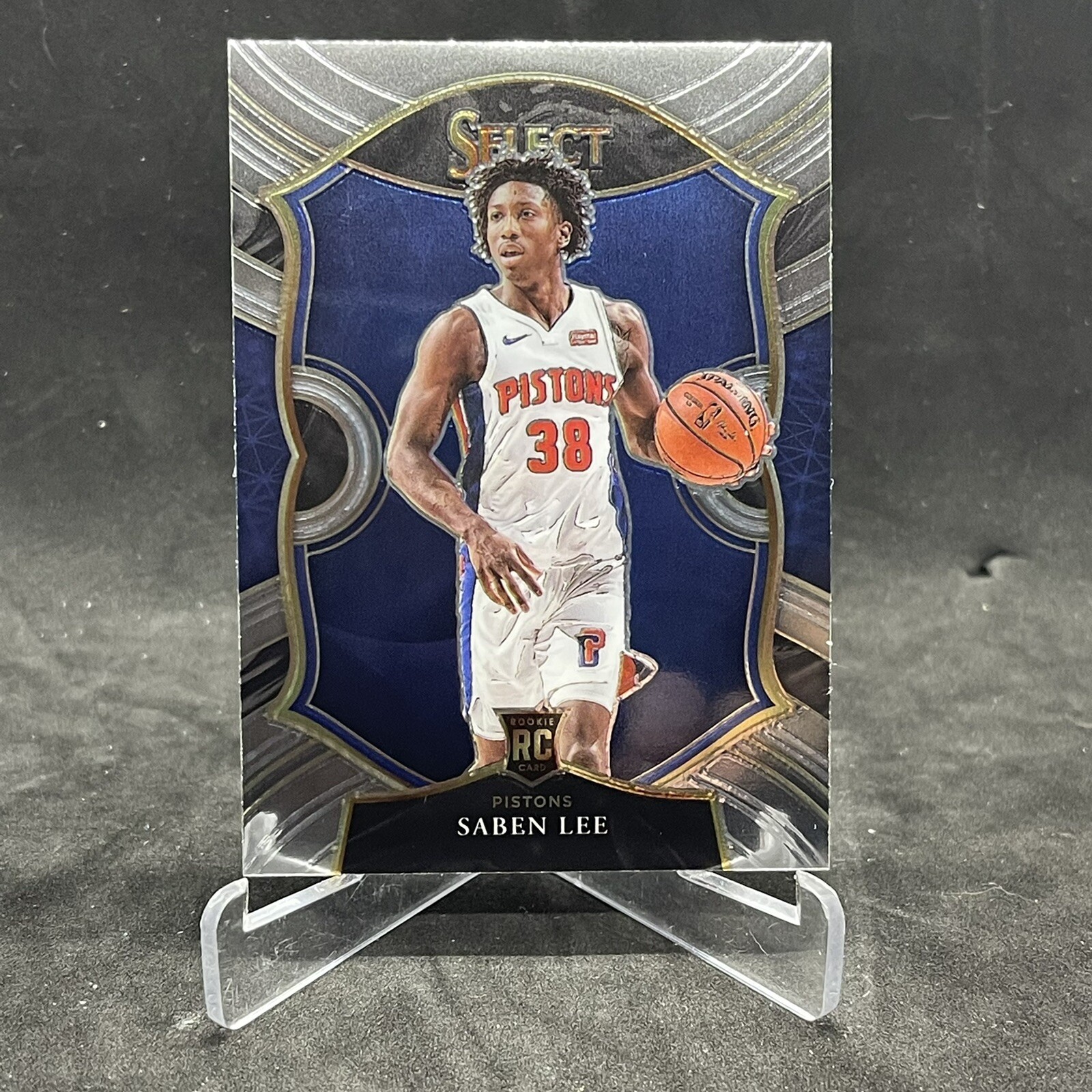 2020-21 Panini Select Concourse Saben Lee RC Detroit Pistons