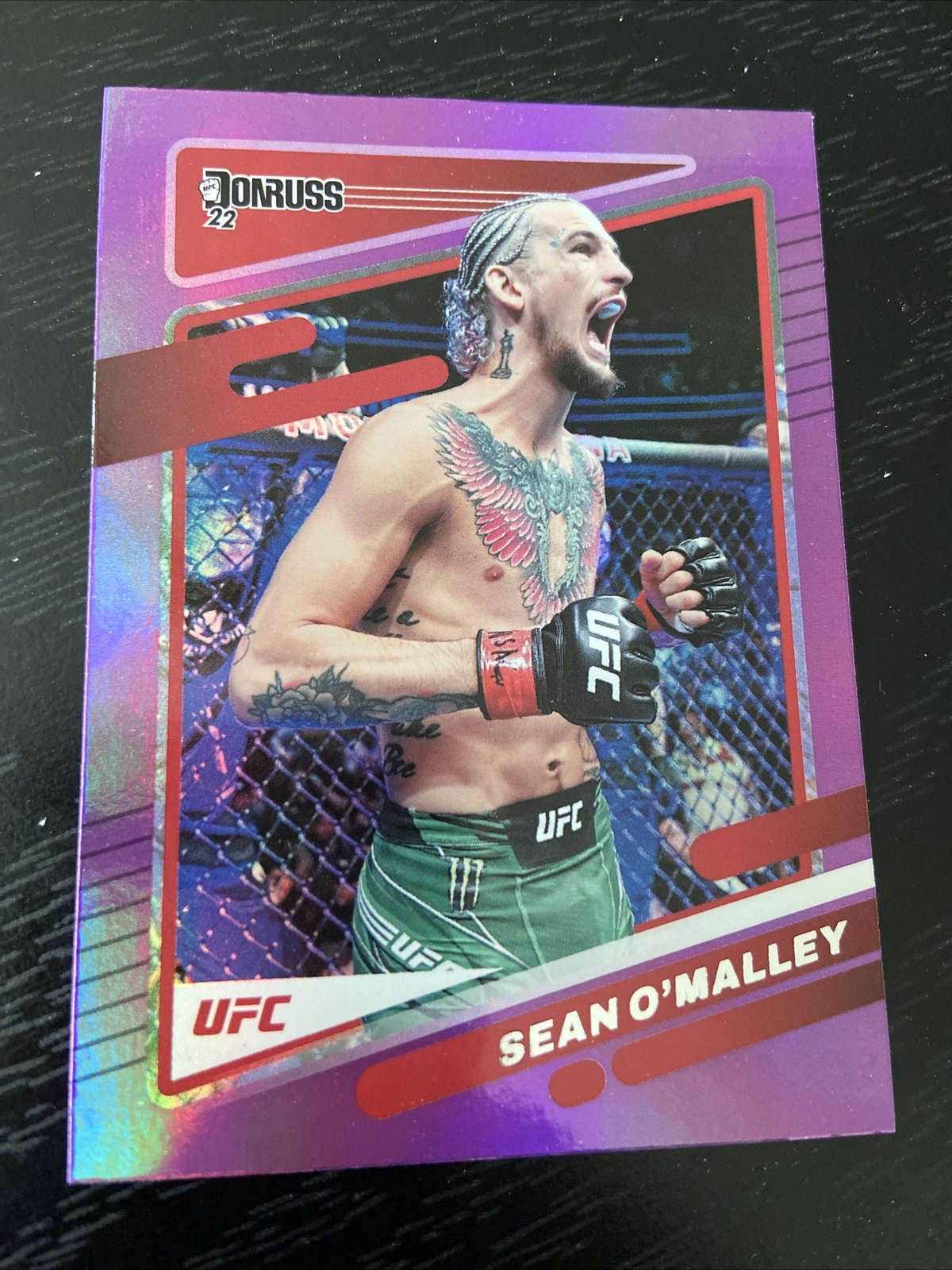 SEAN O'MALLEY 2022 Panini Donruss UFC PURPLE FLOOD #48