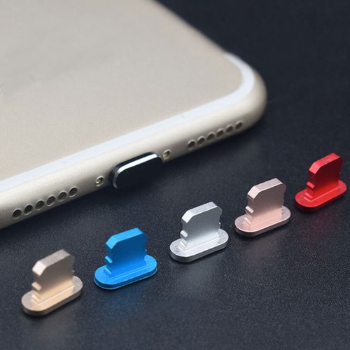 5PCS Universial Smart Phone Metal Plug Stopper Cover Charging Plug For (Mixed - 第 1/11 張圖片