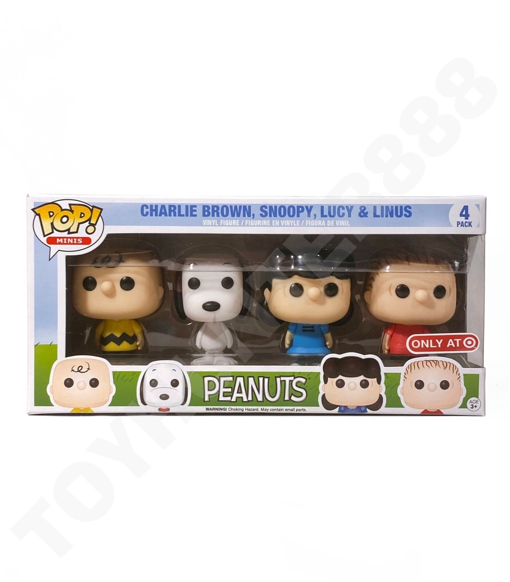 Funko Pop Mini! Peanuts Charlie Brown Snoopy Lucy Linus Vaulted NIB HTF
