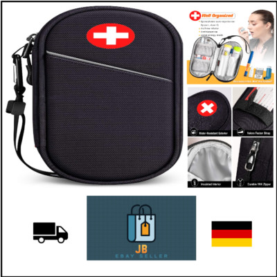 Notfalltasche EpiPen Organizer | 2 Medikamente, Schwarz