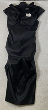 NWT XSCAPE by Joanna Chen Women's Black Sleeveless Dress, Size 4