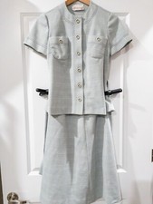 Vintage 60s Kay Windsor 2 Piece Set Top & Skirt Small/Medium ILGWU